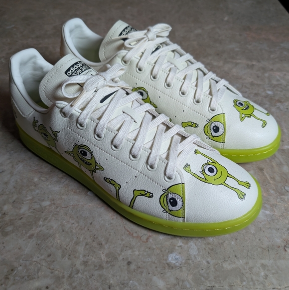 Adidas Stan Smith X Monsters Inc Mike Wazowski #FZ2 706 Men Size 12.5 No Box